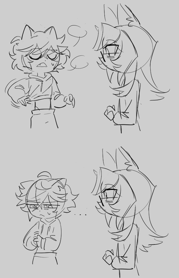 Nopedog_'s tweet photo. Yknow when cats get their claws stuck in fabric? yea
[click the images NOW]
#wato1876fanart #kenadianfanart https://t.co/t0LMvRAwrb