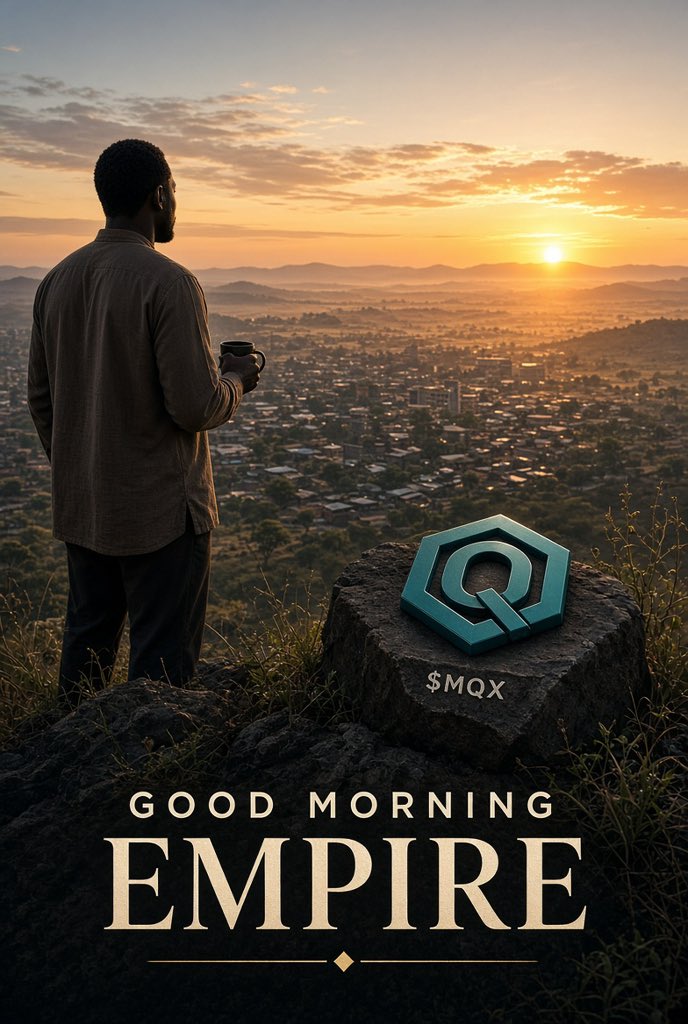 primeranking's tweet photo. Good morning from Africa.
Different worlds.
Same Empire.
The sun hits here first.
So does the work.
I share what I see.
If it resonates, walk with us.
@maiqfinance $MQX
#GM #MQX #MAIQ #Africa https://t.co/6Y1aPQ9BrQ