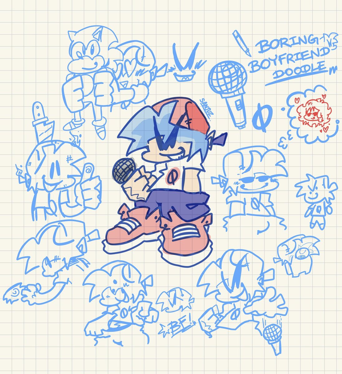 Sanju_artz7's tweet photo. BF doodle… while studying

#fnf #fnfart https://t.co/pzgYEPPxiV