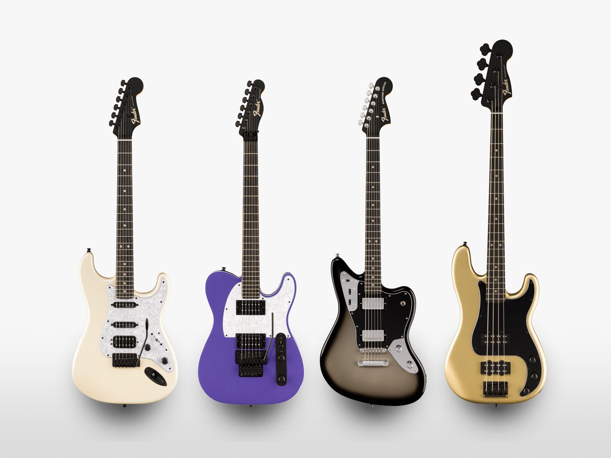 Fender_Official's tweet photo. 【NEW】Limited Edition Player Fusion Series

ヘヴィサウンドを追求するプレイヤーのために設計された限定シリーズ登場 🎸

高出力ピックアップや12インチラジアスのエボニー指板を採用し、Stratocaster®、Telecaster®、Jaguar® Baritone、Precision Bass®の4モデル

詳細
https://t.co/eelCkjbTk9 https://t.co/Ew0C7ulnWx