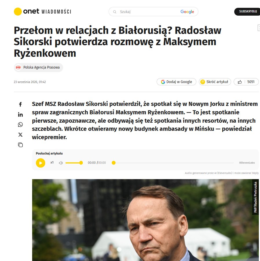 MeklerRafal's tweet photo. Mediom polecam lepsze rozpoznanie. 
Sikorski spotkał się z Białorusinami, bo trzeba ustalić kwestię tranzytu białoruskich nawozów do USA. 
Litwa odmówiła tranzytu przez port w Kłajpedzie, więc drugim wariantem jest Polska.
W USA trwa obecnie tzw. kryzys nawozowy, czyli wysokie ceny nawozów które oddziaływują na sektor rolny, a ten ma zagłosować na Trumpa, więc z Białorusi mają płynąć tanie nawozy, żeby uspokoić rynek.