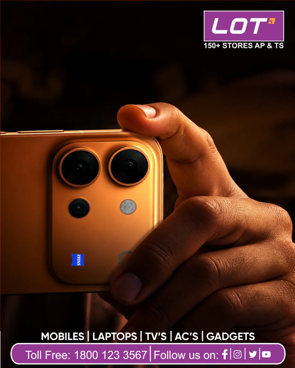 Lotmobiles's tweet photo. 🚨 THE WAIT IS ALMOST OVER!
🔥 The ALL-NEW vivo V80 is coming!
📸 ZEISS-powered camera
✨ Premium design
⚡ Powerful performance
📅 Launching on 6th October!
Get ready at LOT Mobiles – 150+ stores across AP & Telangana
📞 1800 123 3567
#vivoV80 #vivo #V80 #VivoLaunch #LOTMobiles https://t.co/M5mNLMHhTu