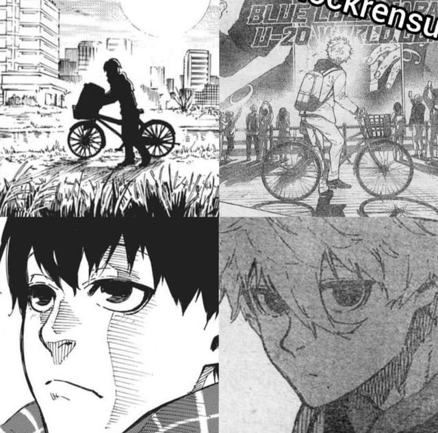 ArieslovesIsagi's tweet photo. I love all the parallels between Nagi and Isagi

Their growth paths are often portrayed as direct opposites

One character's peak development often coincides with the other's temporary setback

Nagi is the true antithesis of Isagi https://t.co/UV3KF7NAzm