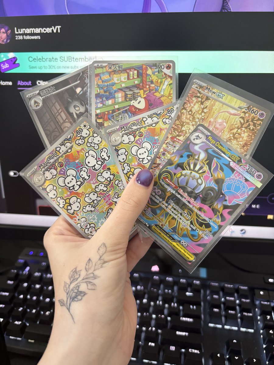 LunamancerVT's tweet photo. All the pulls from yesterdays stream! https://t.co/vCJauPxvh7