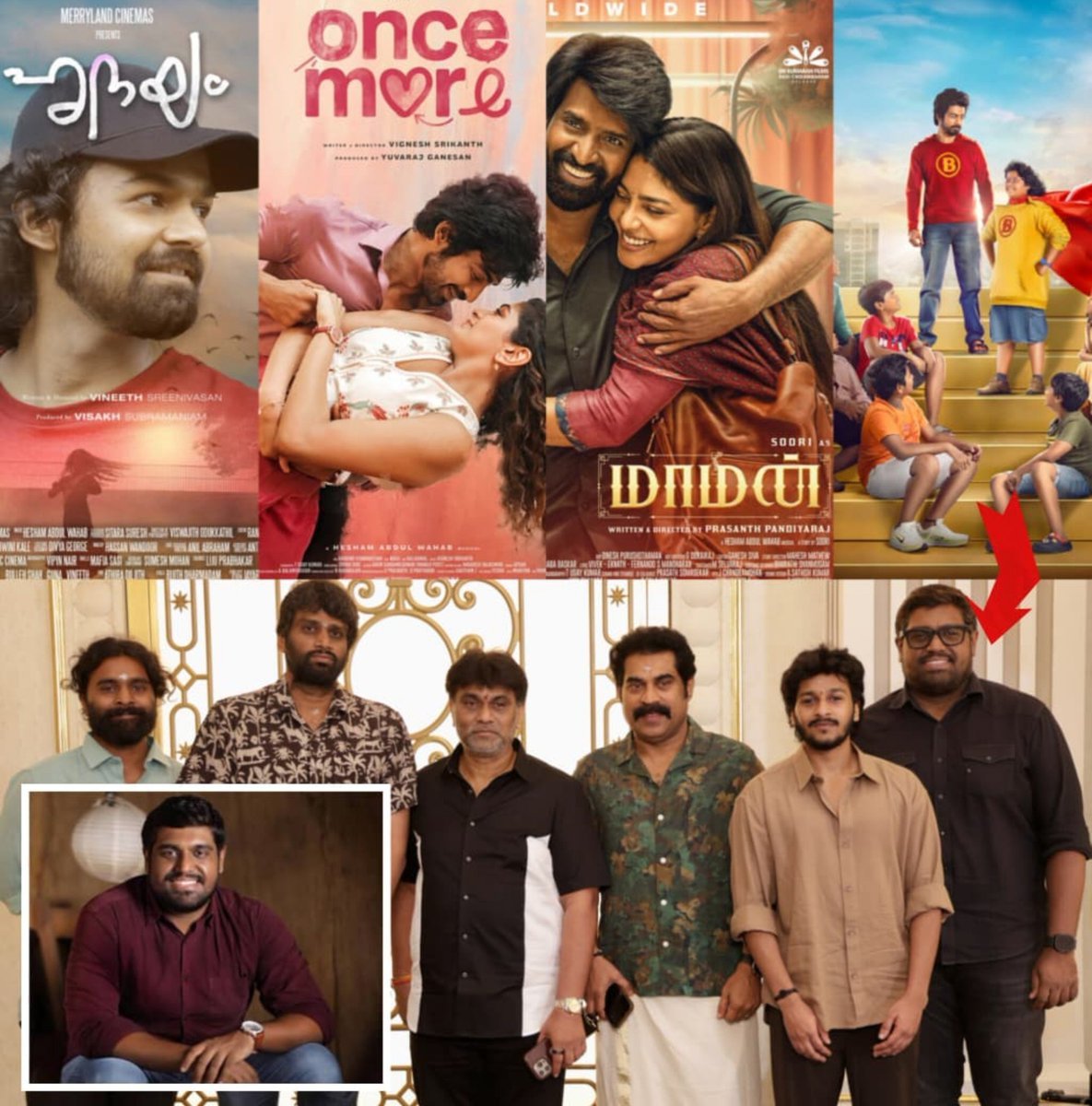 Sugumar_Tweetz's tweet photo. #HeshamAbdulWahab 🎶❤️
After #OnceMore & #Maaman, 2 exciting Tamil projects are lined up - #SuperHero with #ArjunDas and the recently announced #LKAkshayKumar - #7ScreenStudios film 🎥
#OnceMore songs are already winning hearts. Can’t wait to hear what Hesham has in store next🎶