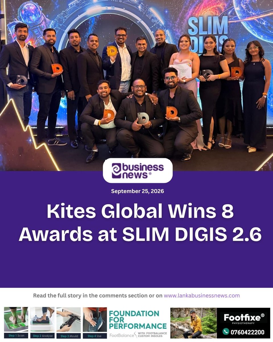 lbnbusinessnews's tweet photo. Kites Global Wins 8 Awards at SLIM DIGIS 2.6
#KitesGlobal #SLIMDIGIS https://t.co/CvSVx0JJOg