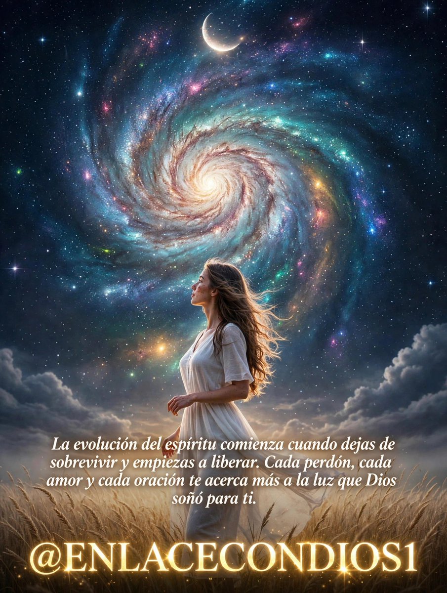 ENLACECONDIOS1's tweet photo. LA EVOLUCIÓN DEL ESPÍRITU COMIENZA CUANDO DEJAS DE SOBREVIVIR Y EMPIEZAS A LIBERAR.
CADA PERDÓN,CADA AMOR Y CADA ORACIÓN TE ACERCA MÁS A LA LUZ QUE DIOS DEJÓ PARA TI...!!
#Diosentrenosotros
#Luzinterior https://t.co/RJfFAtZW3c