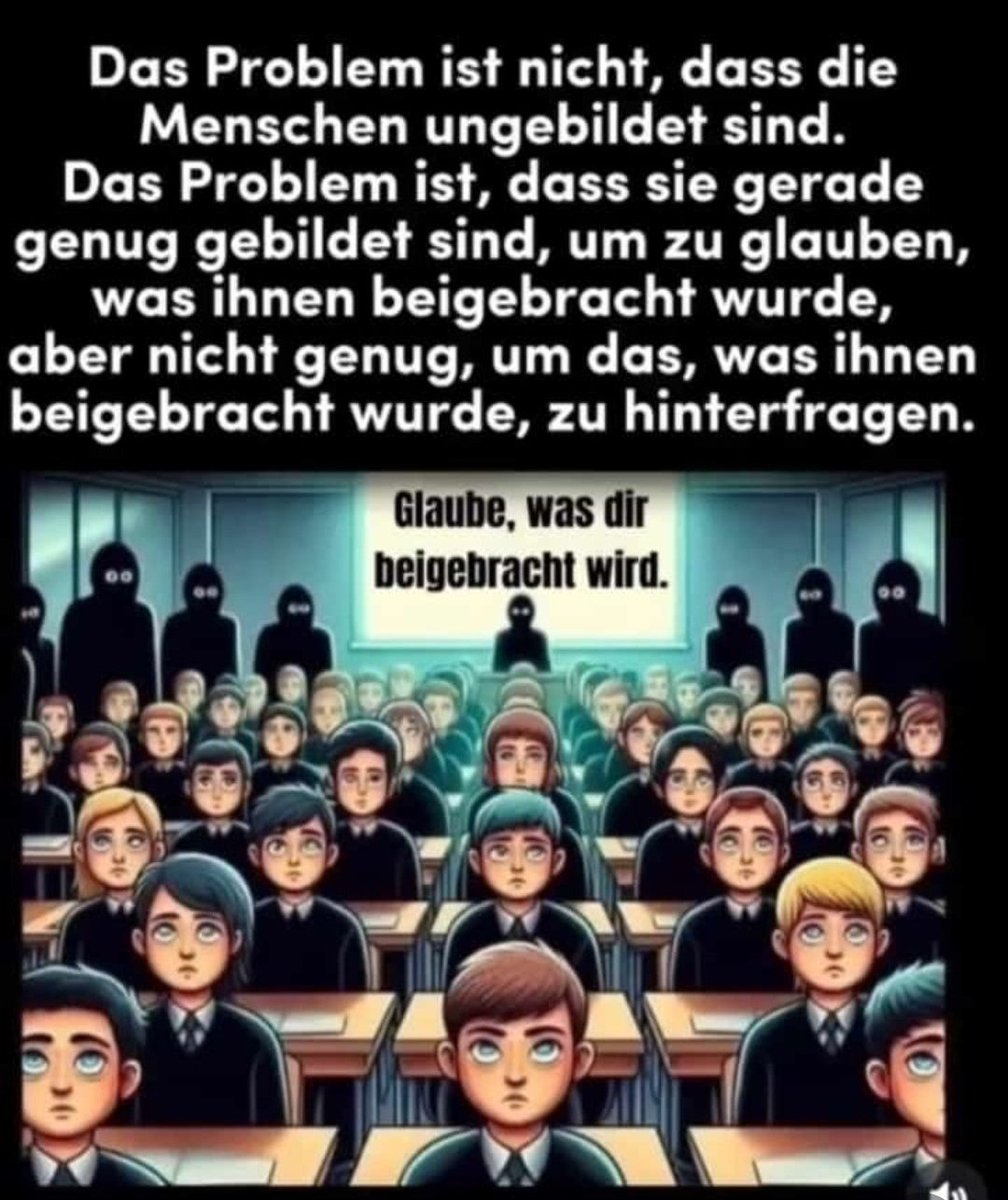 ZockergerdB's tweet photo. Wer verbreitet solches Framing!
Schulen waren Orte der Bildung, seit Merkel sind es ideologische Indoktrinieranstalten das zeigt jede Pisastudie!
Natürlich wird es den Beamten Angst, wenn wieder Wissen und Fähigkeiten vermittelt werden sollen!
Der bedingungslose Gehorsam war mal! https://t.co/5a6DJqdMZJ