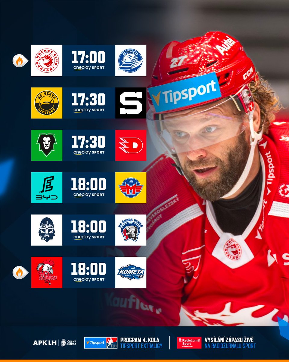 telhcz's tweet photo. Páteční program nabízí hned dvě DERBY! 🔥
📲 https://t.co/70CSicaiJg
📸 Denisa Huťková
#TELH | #programtelh https://t.co/IICvM2Jp5t