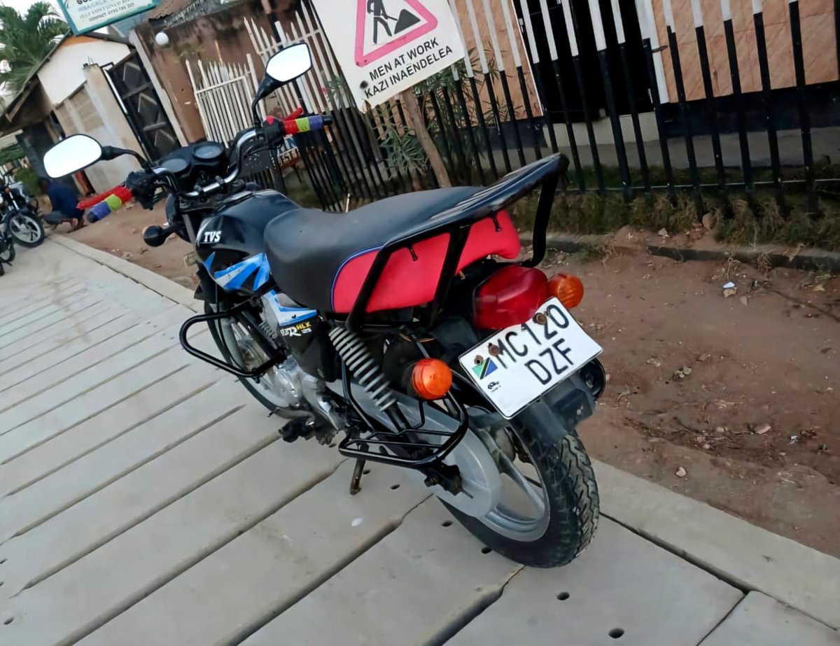 Eng_Matarra's tweet photo. #Tshs 1,080,000/=
TVS STAR HLX GIA 4 🔥🔥
REG" #DZF
▪️Cc. 125
▪️Gear -4
▪️Starter jino moja
▪️Engine Haijaguswa
▪️Imetunzwa vizuri sana
▪️Inakuja Full Documents ✅️
IPO DAR (Mikoani Tunatuma kwa uaminifu)
CALL/WHATSAPP-0719542184/0793022184 https://t.co/pCx5m9cNzA