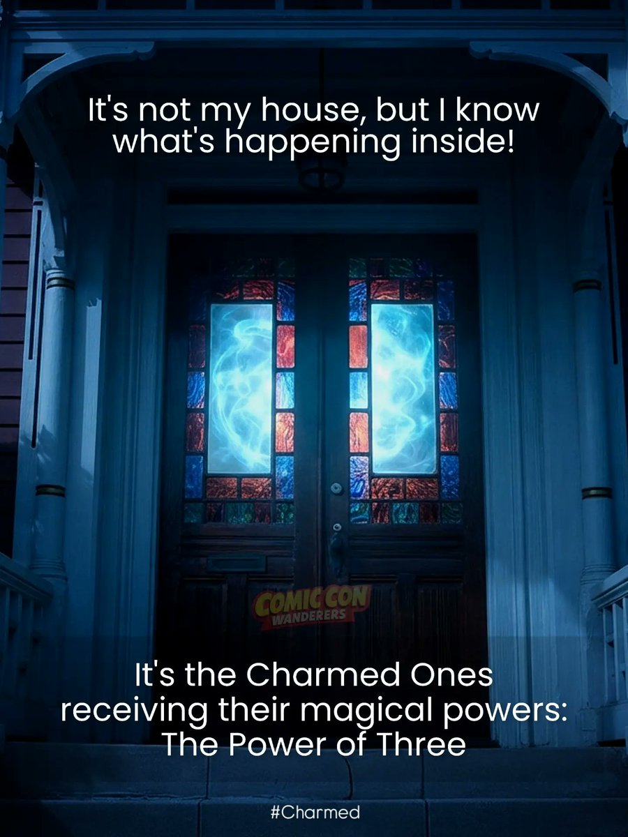 KandisBippmn's tweet photo. Not my house, but I know what’s happening inside: the Charmed Ones discovering their magical powers—the Power of Three. Charmed 
October 7, 1998–May 21, 2006 
Pilot: Something Wicca This Way Comes 
Finale: Forever Charmed https://t.co/hLvEXmk3K3