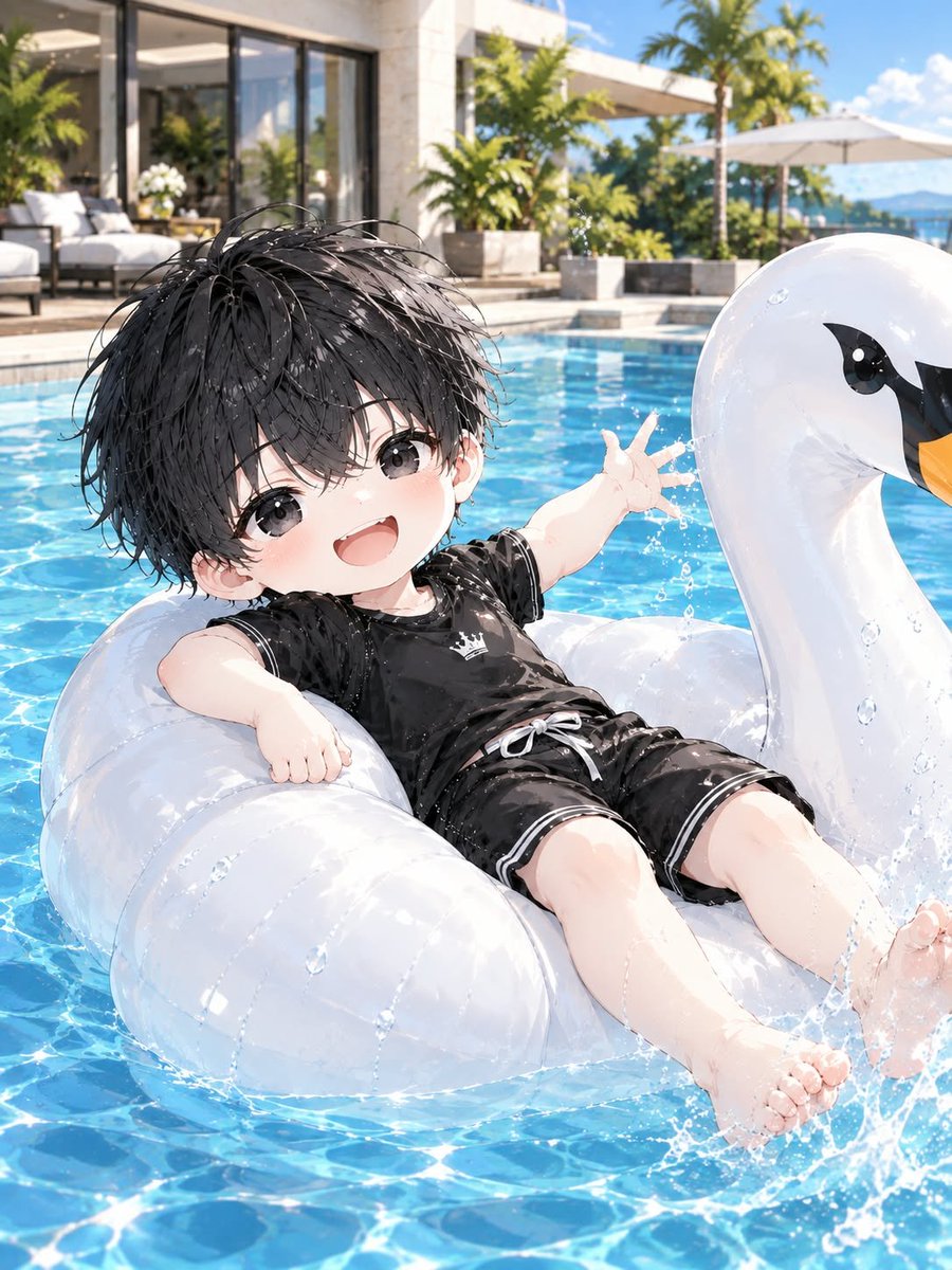 vtk17924's tweet photo. 👶Enjoy the cool , refreshing water🌊 https://t.co/rJ80thKysJ