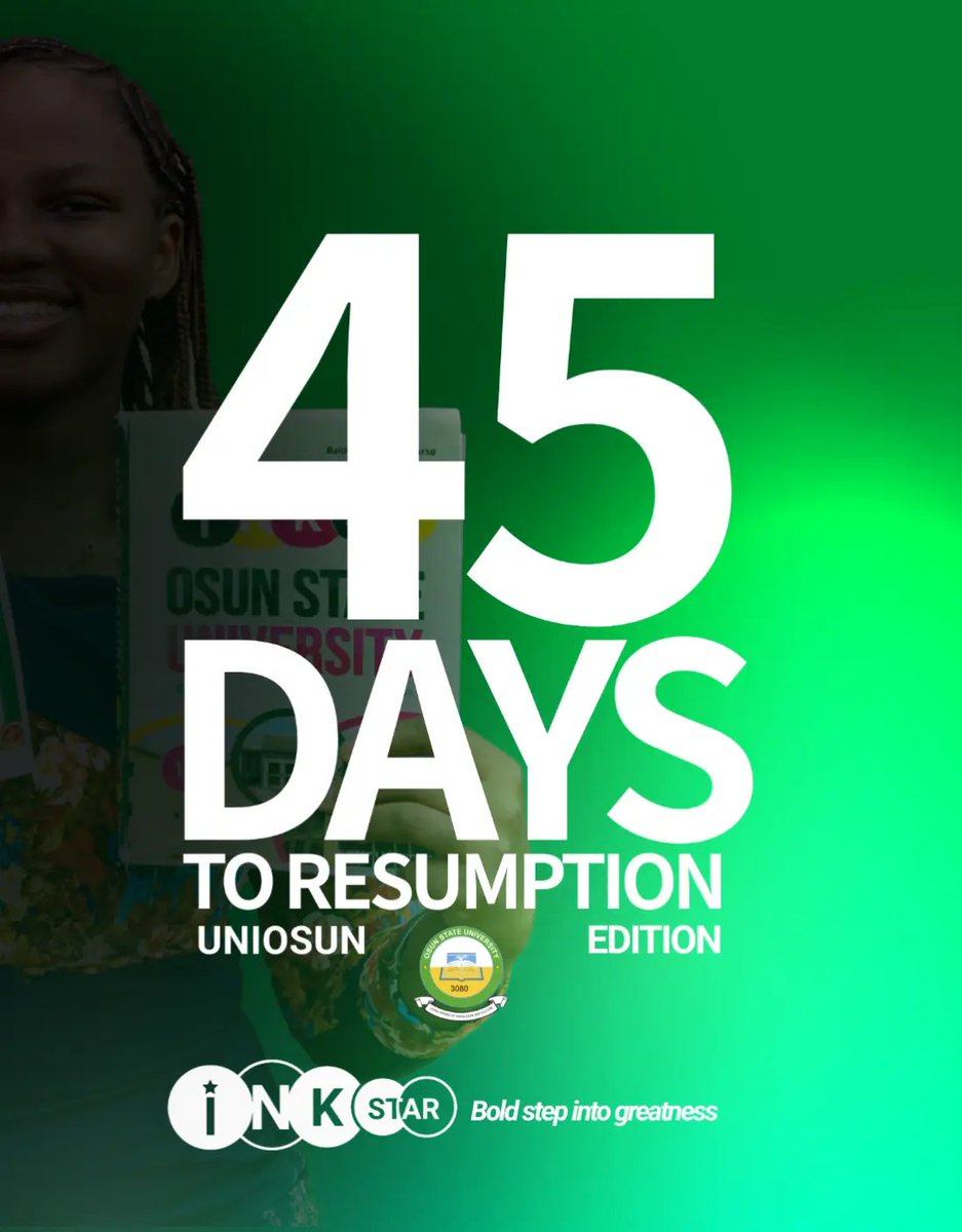 InkStarnotebook's tweet photo. 45 DAYS. THAT'S IT.
Resumption is slowly moving from “far away” to “wait… it's actually getting close.” 
This is your little reminder to start getting things in place before the last-minute rush begins.
And yes, your notebook is part of that list.
 Pre-order now https://t.co/K0MNiRu6d2