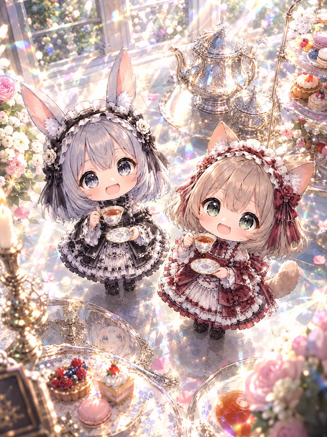 うさぎにゃんこ on X: 