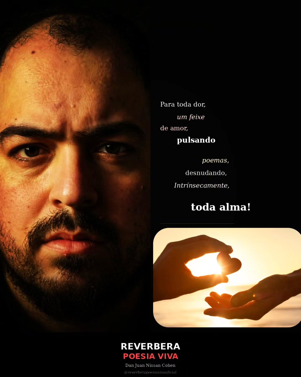 ManualMolle's tweet photo. Poema-farol: em 8 versos, Dan transforma dor em luz e luz em linguagem. Concreto, espiritual e direto. Nem toda dor precisa ser curada; algumas precisam ser iluminadas. Para cada dor, um feixe de amor. https://t.co/FgDQPlOYAZ