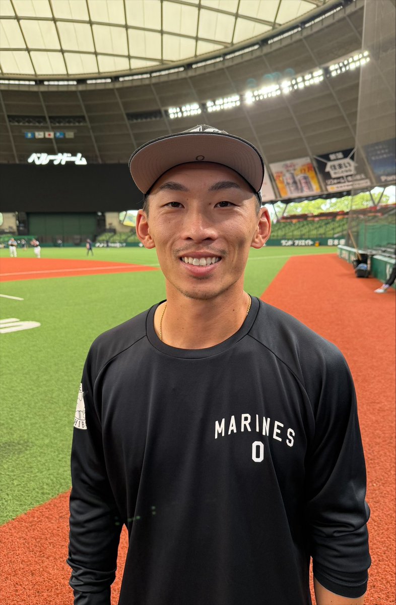 chibalotte_pr's tweet photo. #髙部瑛斗 選手が本日一軍合流です！
#chibalotte #広報 https://t.co/Xe5C9qlGIx