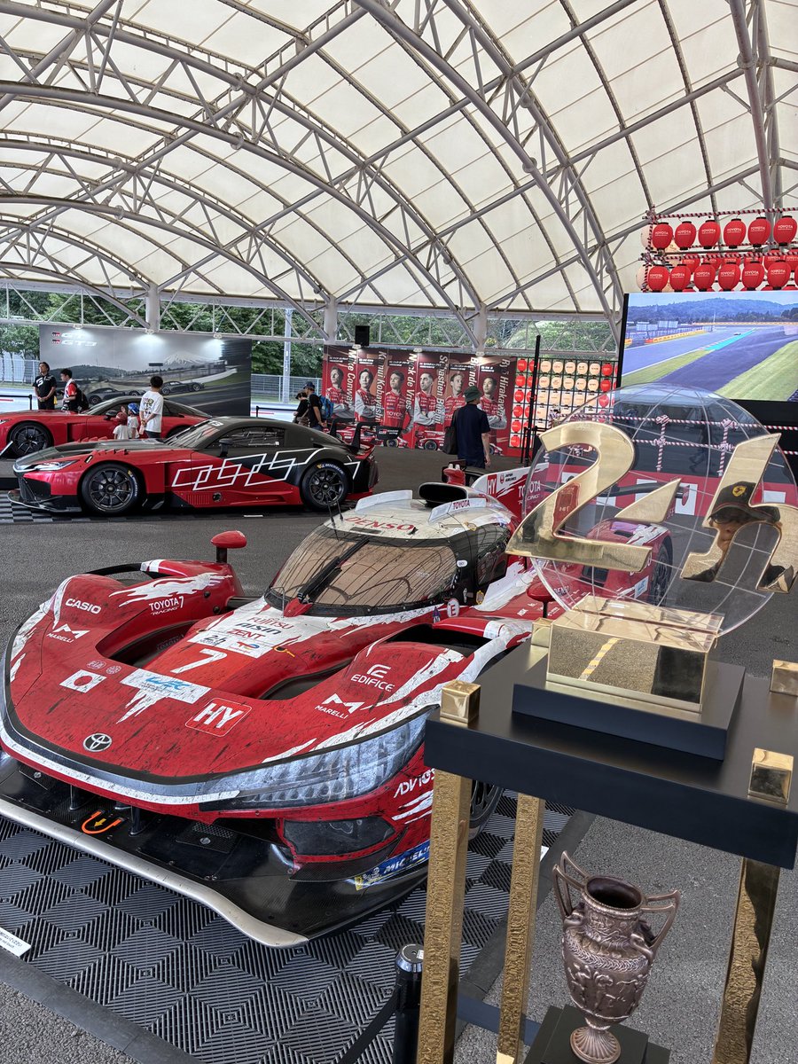 MasarcSit's tweet photo. これより推し活します🚗

#WEC富士TR
#WEC富士GR https://t.co/sfgGh6psnk