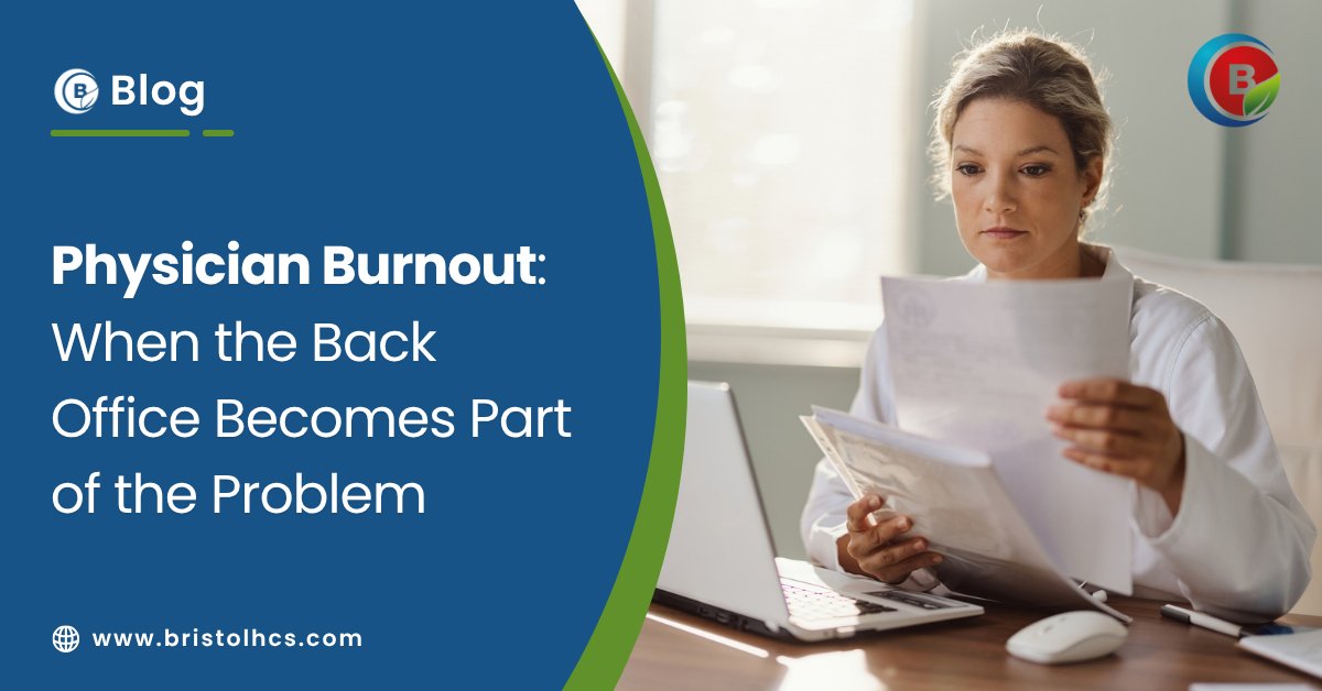 BristolHCS's tweet photo. Physician burnout is often blamed on long hours and demanding clinical work. But for many independent physicians, the burden begins with everything surrounding patient care. https://t.co/sfcw7rap3Q