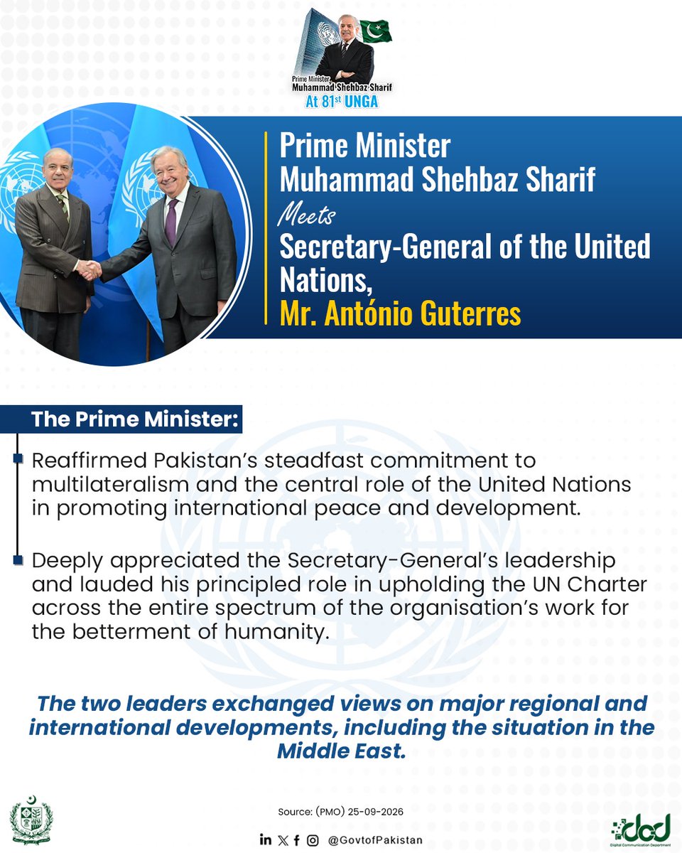 Prime Minister Shehbaz Sharif Advocates for Global Action Against Islamophobia in UN Meeting