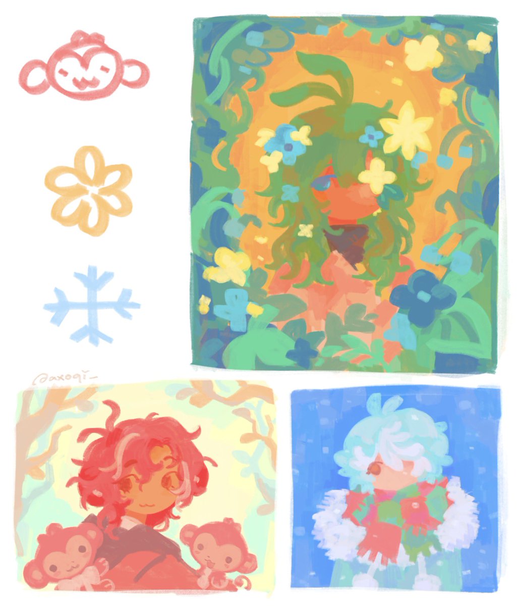 axoqi_'s tweet photo. sunflower sunfish and mores... man what is mcsr fanart even about these days 😭 https://t.co/nx7pDh7oYv