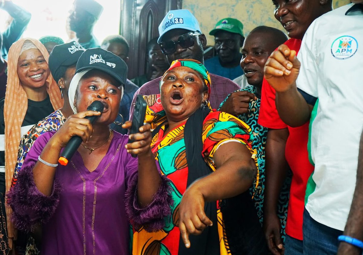 TeamAdekanmbi's tweet photo. Yesterday, APM governorship candidate, Hon. Bimbo Adekanmbi, continued his 2027 consultative tour across Oorelope, Saki East and Atisbo LGAs, engaging traditional rulers, religious leaders, traders, artisans, transport workers, civil servants, community leaders and party members.

Stakeholders commended Governor Seyi Makinde’s infrastructure and workers’ welfare initiatives, while urging Adekanmbi to sustain and expand them if elected. Their key requests included road construction and rehabilitation, higher institutions, a police college, a Federal Medical Centre, improved healthcare facilities, stronger security, and better welfare for traditional rulers, civil servants and pensioners.

Adekanmbi thanked residents for their feedback, saying the consultations were aimed at understanding the specific needs of communities and incorporating them into his proposed development agenda. He also urged APM members to remain committed to the party, promising an administration focused on good governance and equitable development across Oyo State.

#Omituntun3.0
#APM
#BimboMaSeyi
