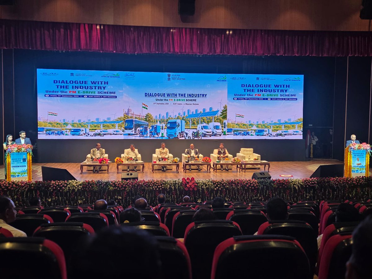 icat_in's tweet photo. PM E-DRIVE : Dialogue with The Industry II Welcome to ICAT ! PM E-DRIVE : Dialogue with The Industry session has started. You can see the live over YouTube at : https://t.co/VXjXP0Bq98
#PMEDRIVE #ICAT #ARAI #GARC #NATRAX #MHI https://t.co/zARsk5cQuF