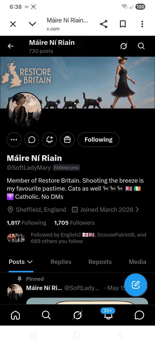 Hawkesbay69's tweet photo. ✨️unverified accounts matter ✨️
BRITISH PATRIOTS 
@SoftLadyMary 
@Cerice7450941 
🇬🇧🇬🇧 https://t.co/inik9sKbB0