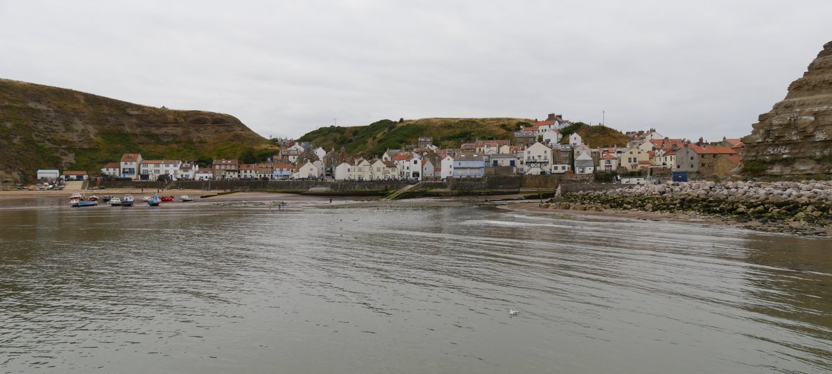 MabelReviewsGB's tweet photo. I took one last turn in Staithes and found the view I’d missed

I was about to call it a day in Staithes, North Yorkshire, when I turned back towards the old village and realised the best bit had been hiding behind me.

From above Staithes Beck, the little red roofs, stone houses and water squeezed between the green banks suddenly made the whole detour worthwhile.

I’d come expecting the harbour to be the star, but this quieter view won me over (typical).