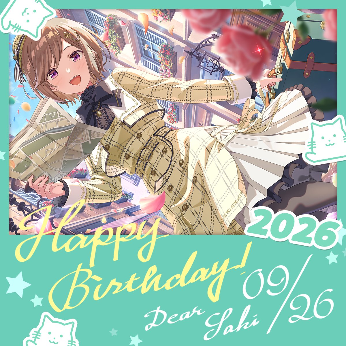 idolypride's tweet photo. 🎂HAPPY BIRTHDAY  沙季🎂

9/26は白石沙季(CV：宮沢小春)の誕生日！
マネージャーのみなさん一緒に沙季をお祝いしましょう🎉

#アイプラ 
#白石沙季生誕祭
#白石沙季誕生祭 https://t.co/N71cWZTSsY