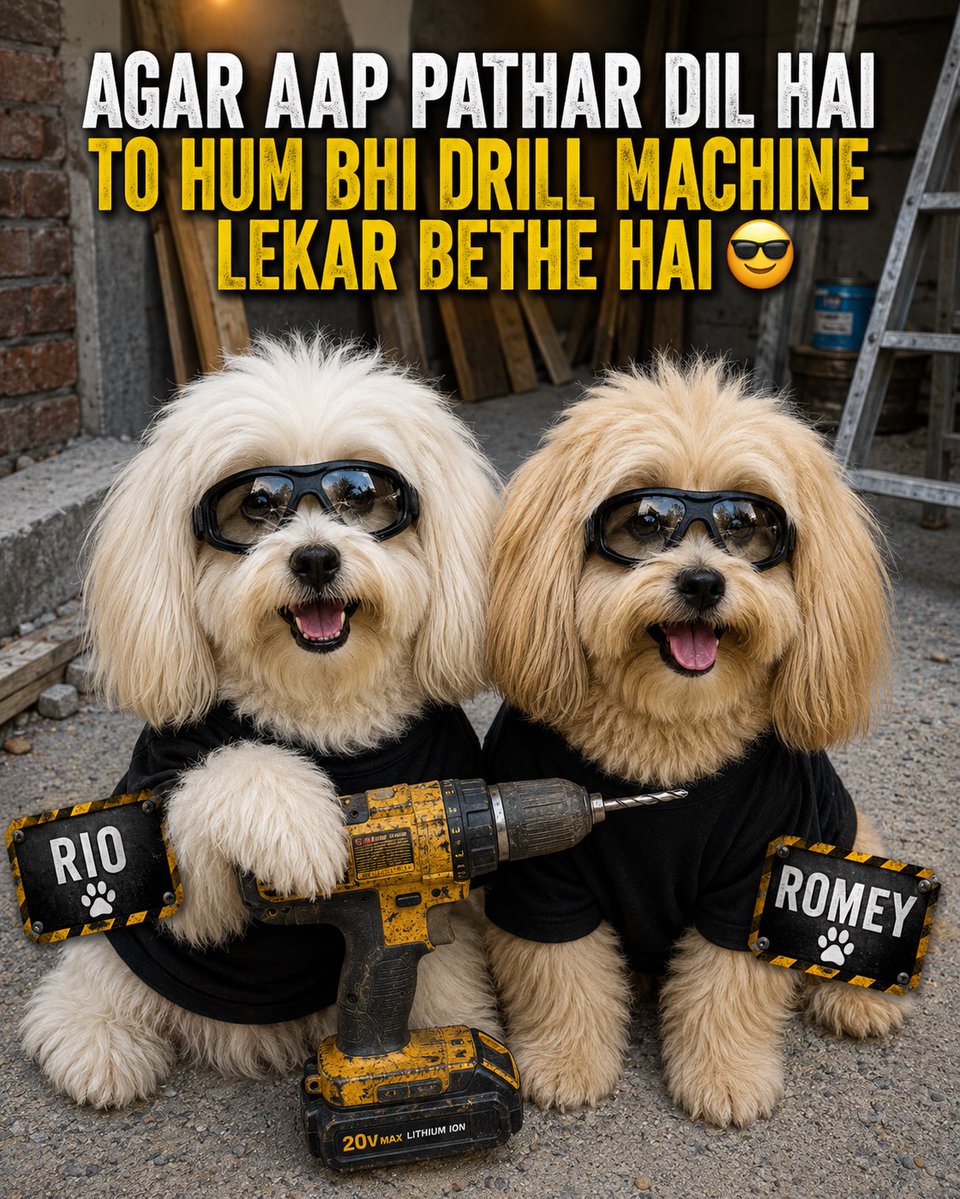 ArdathMorppz4's tweet photo. POV: Aapne dil ko pathar bana liya… humne usme drill machine chala di. https://t.co/L3vVm2rO9c