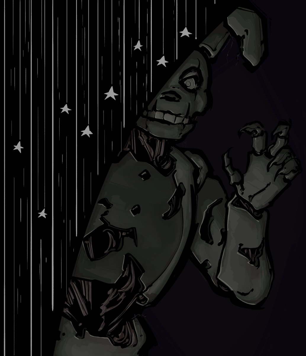 coldcalamari's tweet photo. wait i lied im gonna post one more thing cus i wanna use it for my pinned LOL... normally i really struggle to draw springtrap but this piece kind of took over my body while i was working on it https://t.co/9zVlTdjCrh