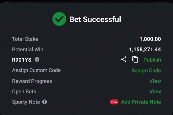 scantyCF's tweet photo. All today's games ⚽
1k odds 38/38 ✅
Sporty bet football code: R901YS
...........
Bet responsibly 💯 
Sporty / Booking / Edit https://t.co/j8TwBTOq8j