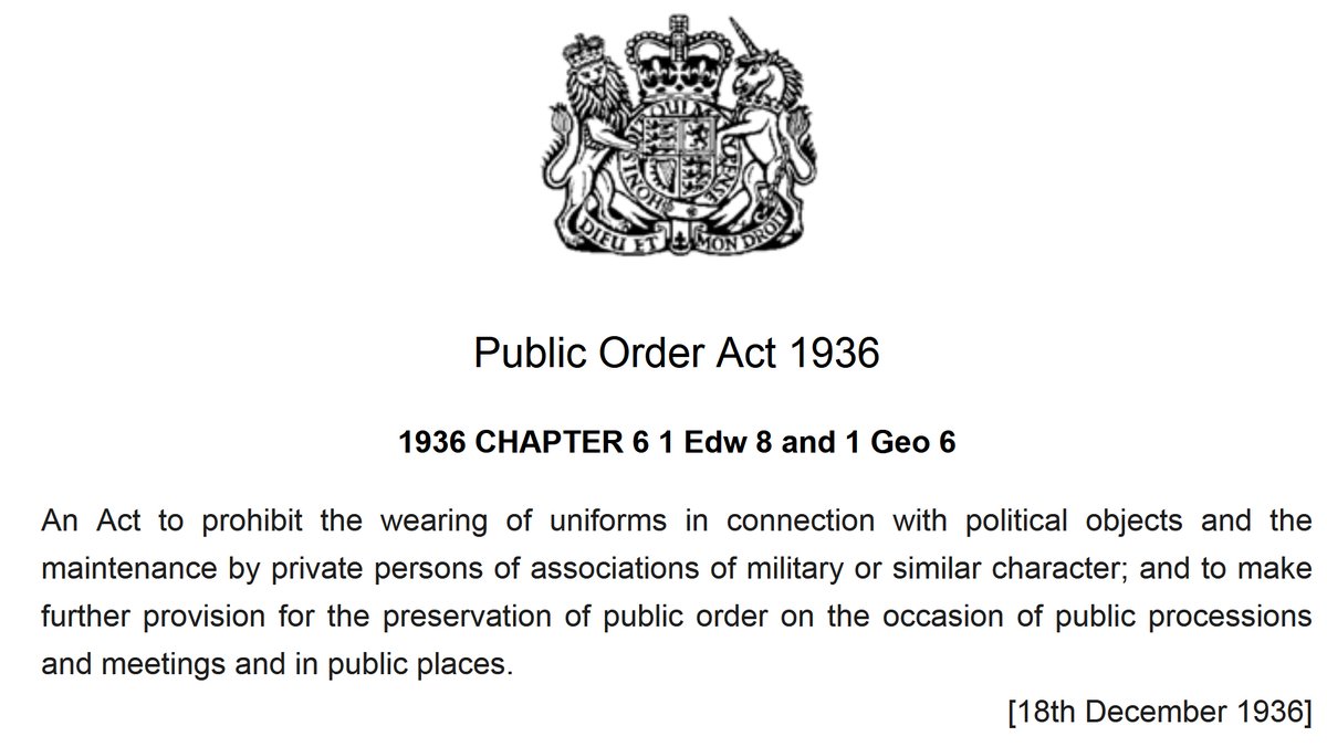 Carnival_Left's tweet photo. #Uniformity
Arrest the lot of them under #ThePublicOrderAct1936. https://t.co/px8CJGSIbS