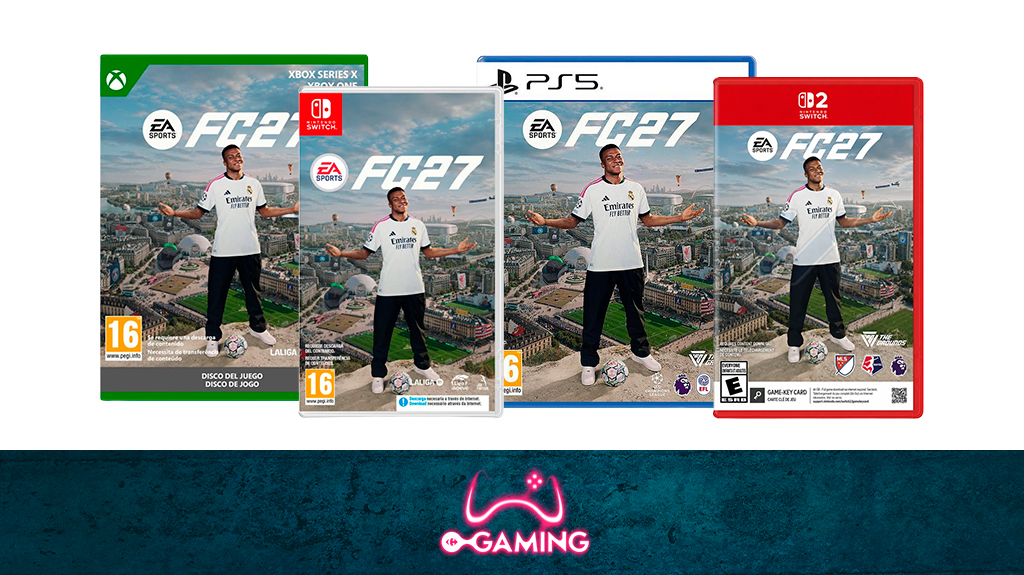 CarrefourGaming's tweet photo. ¡Ha llegado el día!
Ya disponible #FC27
https://t.co/9uE15biar2 https://t.co/DjdnsxZXBx