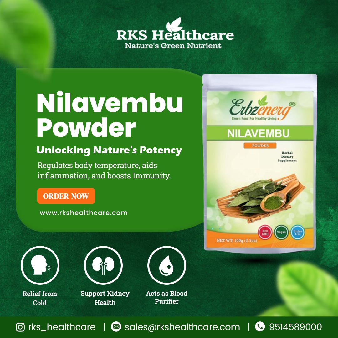 NubiaLayhesb's tweet photo. Boost your wellness naturally with RKS Healthcare Nilavembu Powder from Pondicherry. Traditionally valued for supporting immunity, healthy body temperature, kidney health, and relief from fever and inflammation. Order today: 9514589000 https://t.co/CxpGy9HaRp