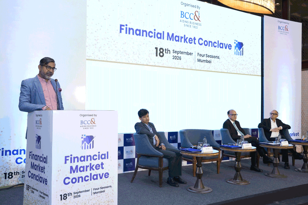 PwC_IN's tweet photo. We were proud to be the Gold Partner at the Financial Market Conclave organised by BCC&amp;I. Our partners moderated panel discussions on emerging priorities across the sector, reflecting our continued commitment to contributing to the future of financial services.
#FutureOfFinance https://t.co/jYnMpY76lA