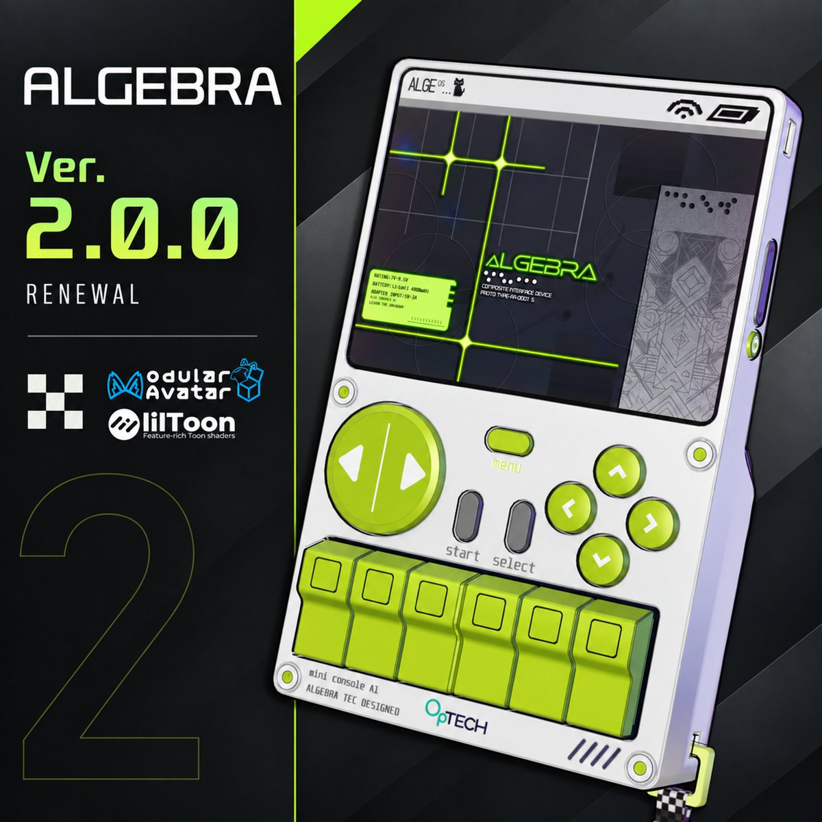 Booth_VRC's tweet photo. 📸大型アップデート＆セール RT キャンペーン実施中
VRC向けのカメラ連動ギミック内蔵モデル
『ALGEBRA camera console Ver.2.0.0』

🧂RTキャンペーンとセールを同時開催しています！🧂　 

⏰9/29/AM:0:00⏰まで
🐡通常版 1000JPY>500JPY

⭐9種類のフィルター&個別調整
⭐レトロ風の日時表示
⭐EXmenu内で完結するカスタマイズ
⭐自撮り棒機能
⭐ゲーム機風のかわいい見た目

フォロー＆キャンペーンツイートのRTで【ALGEBRA camera console Ver.2.0.0】が5名様に当たります！

詳細は↓↓↓