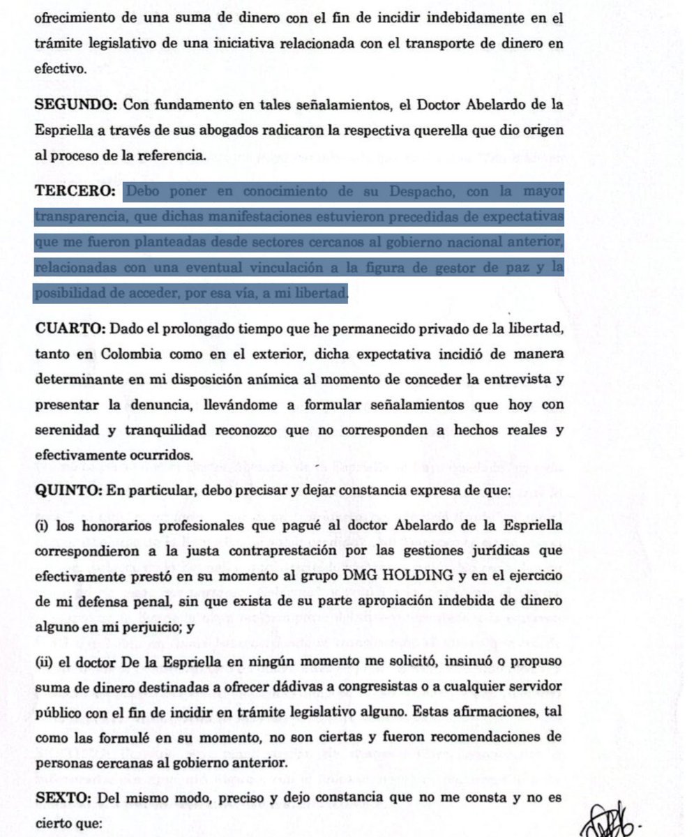 VictorMosqueraM's tweet photo. Este asunto de David Murcia Guzmán debe ser investigado de inmediato por la @FiscaliaCol. Está confesando que  se buscaron o indujeron falsos testimonios para desacreditar públicamente a al ahora Presidente @ABDELAESPRIELLA, esto se une a lo que hemos denunciado en el caso del Presidente  @AlvaroUribeVel, Es hora de establecer quiénes hicieron esos ofrecimientos, cómo actuaron y con qué propósito. La Fiscalía debe llegar hasta el fondo. Llevan años usando falsos testigos.