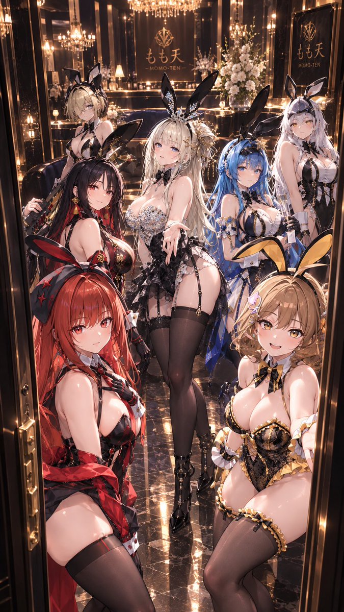 090214Takami's tweet photo. 🐰 SECOND BUNNY NIGHT、開幕。🥂✨

#NIKKE
#もも天 https://t.co/8lvxRDSbXr