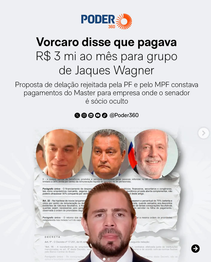 silvionavarro's tweet photo. O esquema do Master começou no PT da Bahia.

E isso se chama mesada (Mensalão baiano). https://t.co/aCxwyfTjl4