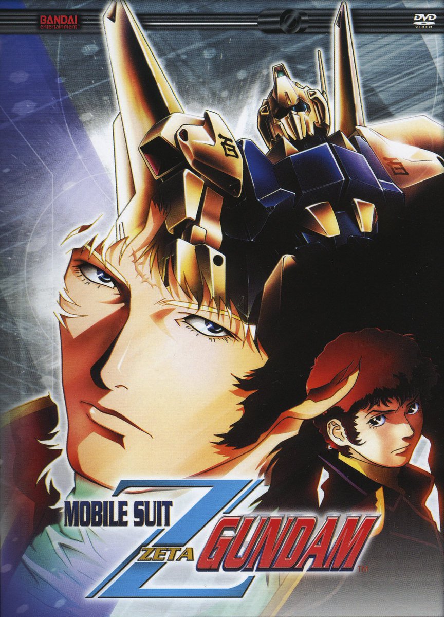 achanoyumi's tweet photo. Hoy se empieza Zeta Gundam. Van duros de cojones los posters, por cierto. https://t.co/pIb4gWDrgX