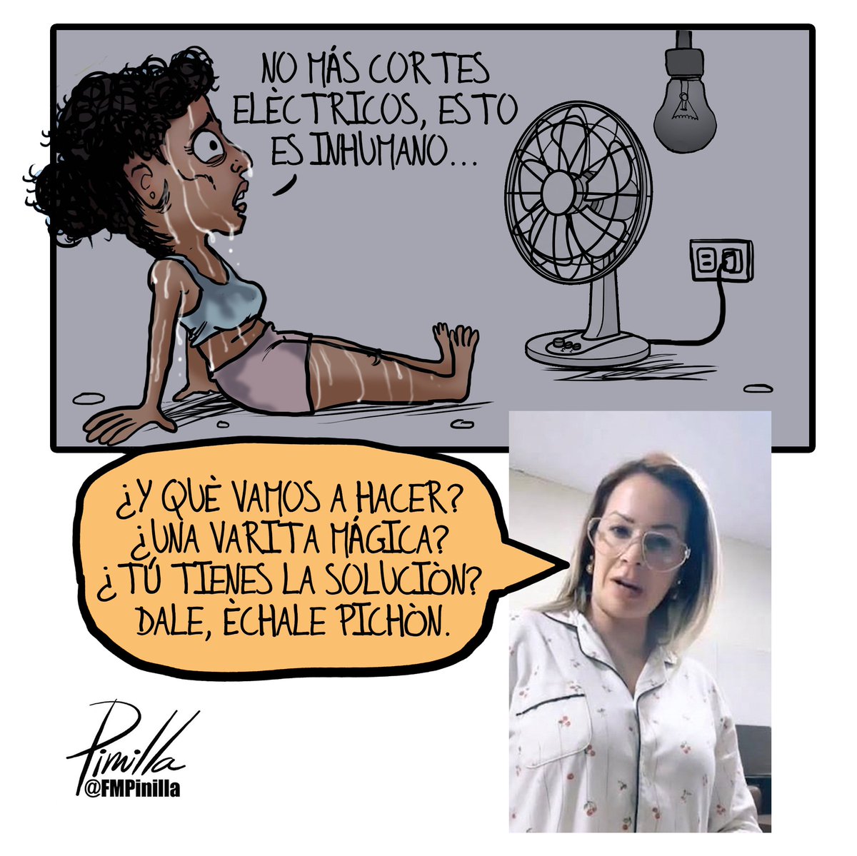 FMPinilla's tweet photo. De la protesta a la respuesta.
•
Caricatura para @elnacionalweb
•
#caricatura #cartoon #Venezuela🇻🇪 #venezolanos #sinluz https://t.co/RjbUfLcphL
