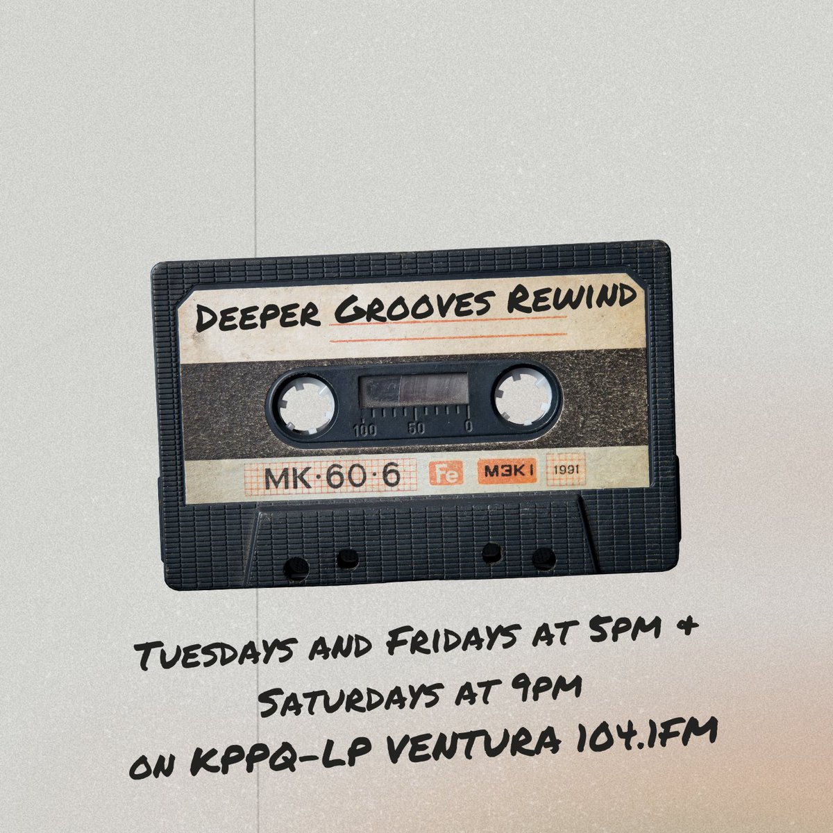 cliffbeachmusic's tweet photo. You can catch an episode of #DeeperGrooves from my archives tonight at 5pm on KPPQ! #FunkyFriday https://t.co/AK0ZjKhAhA