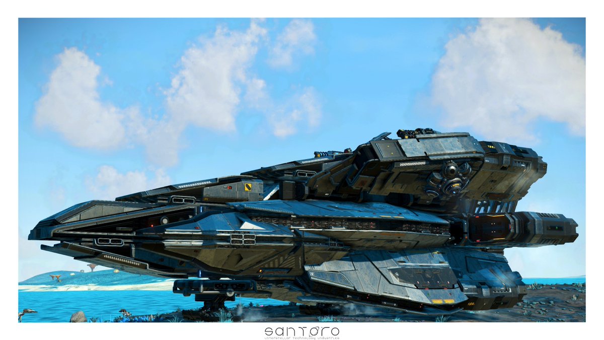 Santoro3x7's tweet photo. Need extra work on the shape and one paint job but i'm pretty satisfied with the inclined six pack engine ๐
#NoMansSky #HelloGames #VirtualPhotography #VGPUnite #VGPNetwork #ThePhotoMode #Wallpaper #screenshots #Gametography #Reshade https://t.co/tPqQHY5EMg