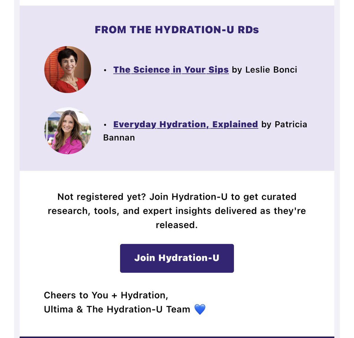 lesliebonci's tweet photo. #client TY @GoUltima for the opportunity to provide education on all things hydration along with my friend and colleague @NutritionGoGo #thinkyourdrink #scienceinthesips #activeadvice #fuelsofengagement @addmoreginger https://t.co/BgYGcfrDnP