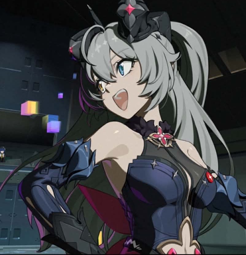 Genshin_Forever's tweet photo. I love how cute Lindverne Sunbringer looks when she looks so happy. https://t.co/OXxWlIsMfA