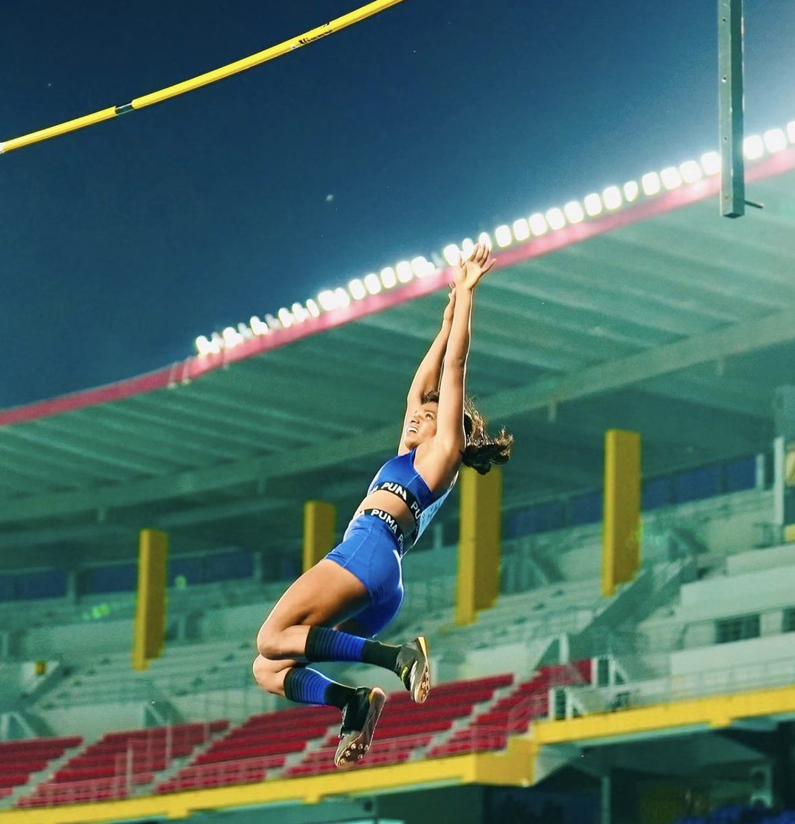 TheKhelIndia's tweet photo. THE FIRST EVER POLE VAULT MEDALLIST FOR INDIA IN THE ASIAN GAMES HISTORY!

- Baranica Elangovan 🥉🥹 https://t.co/9hG2Oj0pPh