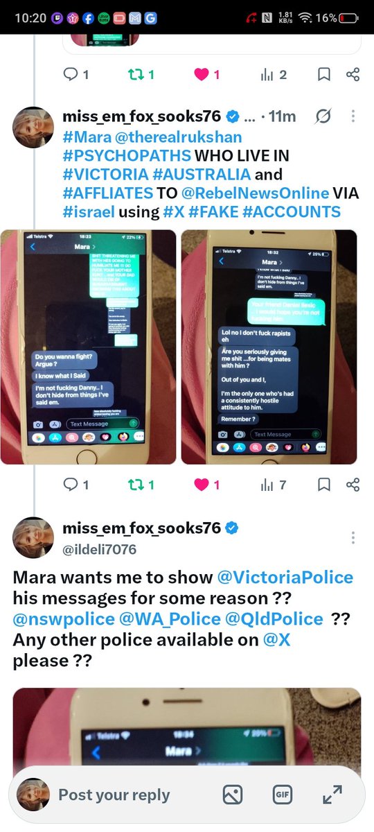 ildeli7076's tweet photo. I HAVEN'T LEFT MY CRISIS ACCOMMODATION TODAY OR YESTERDAY OR WHENEVER YOU DISGUSTING LYING PIECES OF SHIT .. AND LOOK AT THE #THREATS MADE TO ME BY #MARA @therealrukshan that he is going to #HUMILIATE ME .. ITS BEEN #TWO YEARS OF THIS #ABUSE THATS LED TO ME NOT GOING OUTSIDE @australian @VictoriaPolice @VicGovDH @cityofmelbourne