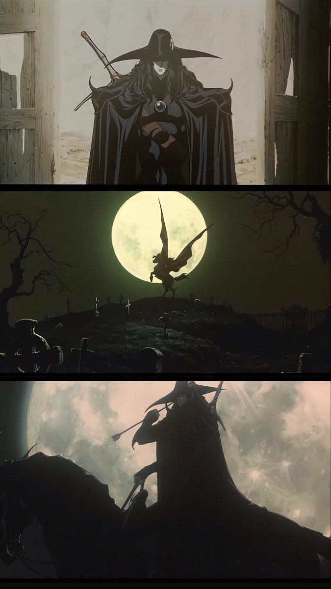 Retroanimes_'s tweet photo. Vampire Hunter D (2000) https://t.co/8qCABly7O3