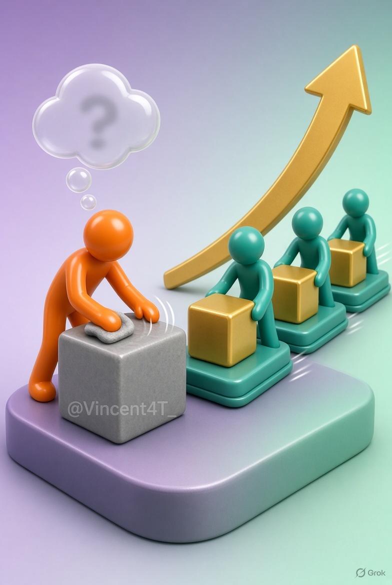 Vincent4T_'s tweet photo. Just get it done - way better than waiting for perfect💥📊 

Perfect never gots out there mate💜

you can't grow if you're stuck chasing flawless📊 https://t.co/LLUvnDTJkV